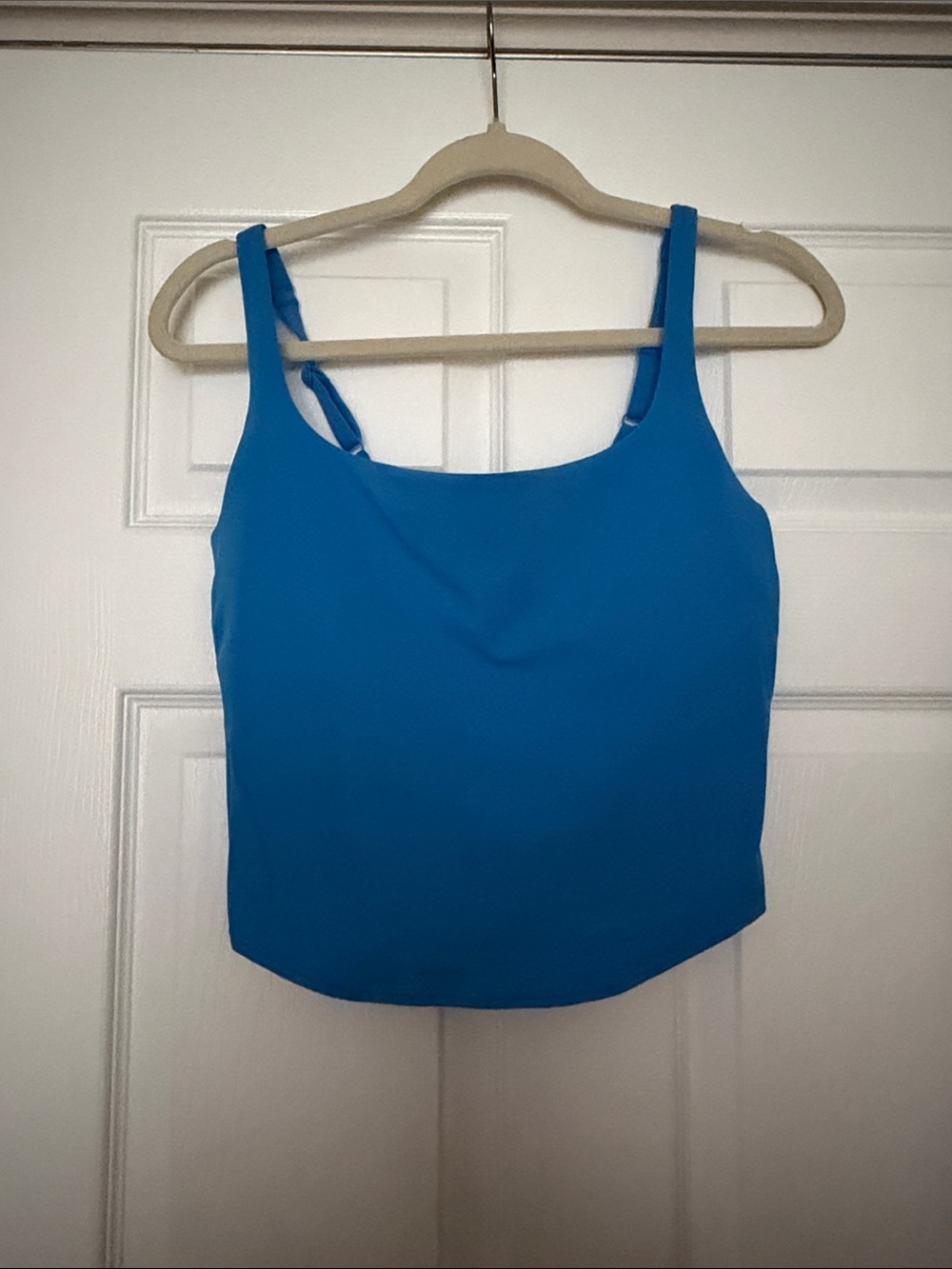 Vitality Blue Tank Top with Built In Bra